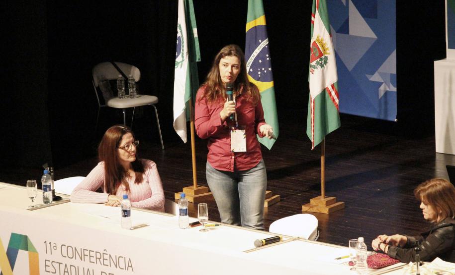 XI Conferência Estadual de Assistência Social do Paraná palestra com a Leticia Reis.Foto: Jefferson Oliveira
