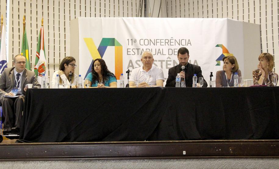 Secretaria do Trabalho e Desenvolvimento Social e o Conselho Estadual da Assistência Social realizam o 3 dia da XI Conferência Estadual de Assistência Social.Foto:Jefferson Oliveira / Seds