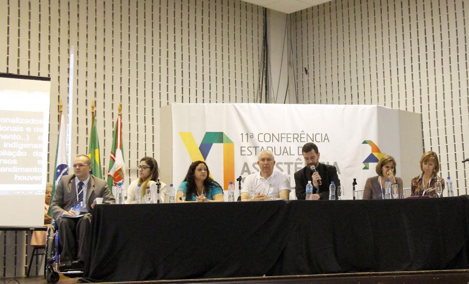 Secretaria do Trabalho e Desenvolvimento Social e o Conselho Estadual da Assistência Social realizam o 3 dia da XI Conferência Estadual de Assistência Social.Foto:Jefferson Oliveira / Seds