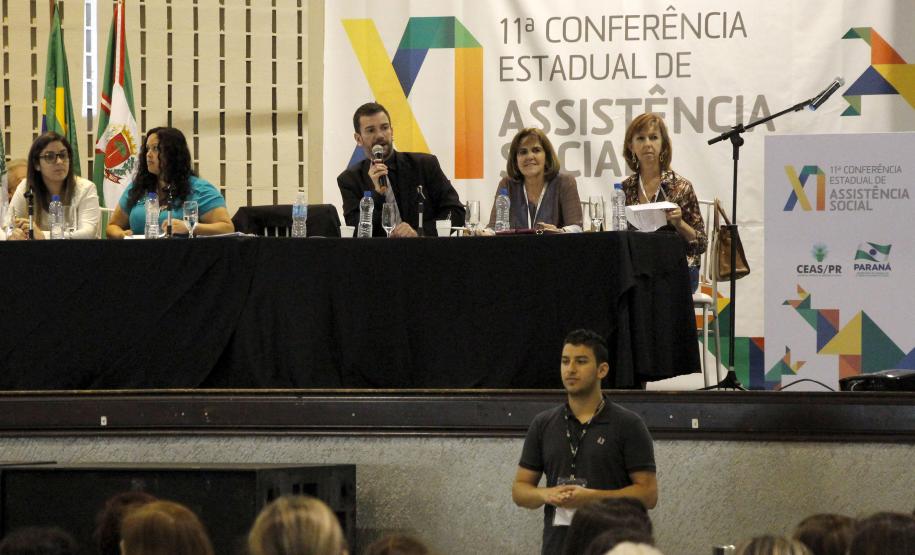 Secretaria do Trabalho e Desenvolvimento Social e o Conselho Estadual da Assistência Social realizam o 3 dia da XI Conferência Estadual de Assistência Social.Foto:Jefferson Oliveira / Seds