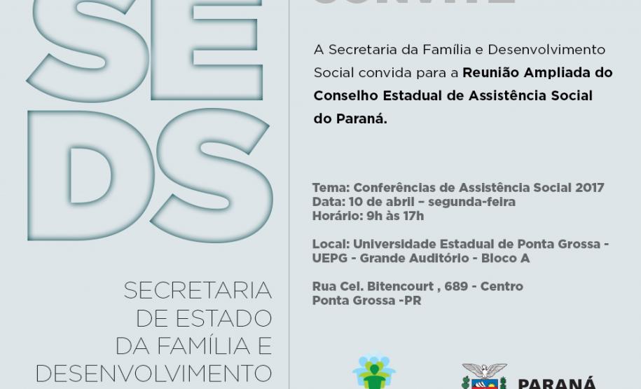 Convite: CEAS/PR realiza Reunião Ampliada
