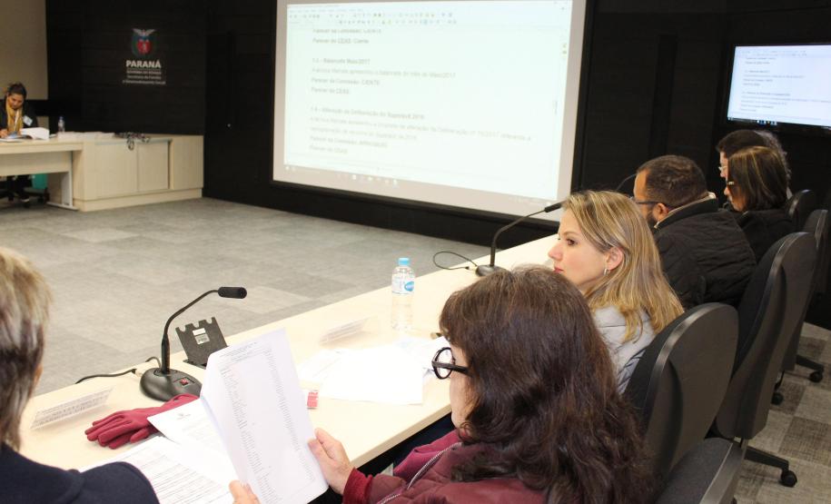 Reunião Plenária do Conselho Estadual de Assistência Social - CEAS/PR  - Foto: Aliocha Maurício/SEDS
