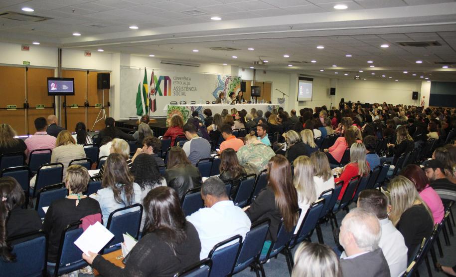 Conferência Estadual de Assistência Socialcom o tema central "Garantia de Direitos no Fortalecimento do SUAS" - Foto: Aliocha Maurício/SEDS