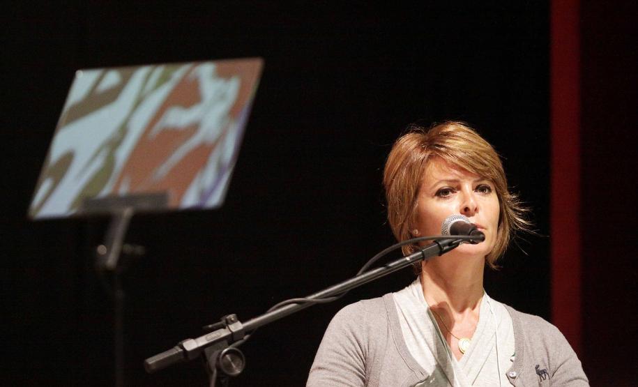 Secretária da Familia e Desenvolvimento Social e presidente da Provopar Fernanda Richa, participa da abertura da IX Conferência Estadual de Assistência Social.Foto:Rogério Machado/SEDS