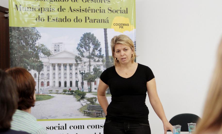 Secretária da Família e Desenvolvimento Social Fernanda Richa, participa com a presidente da FAS Marry Ducci da posse  do presidente do Cogemas o Sr José Roberto Zanchi.Foto:Rogério Machado/SEDS
