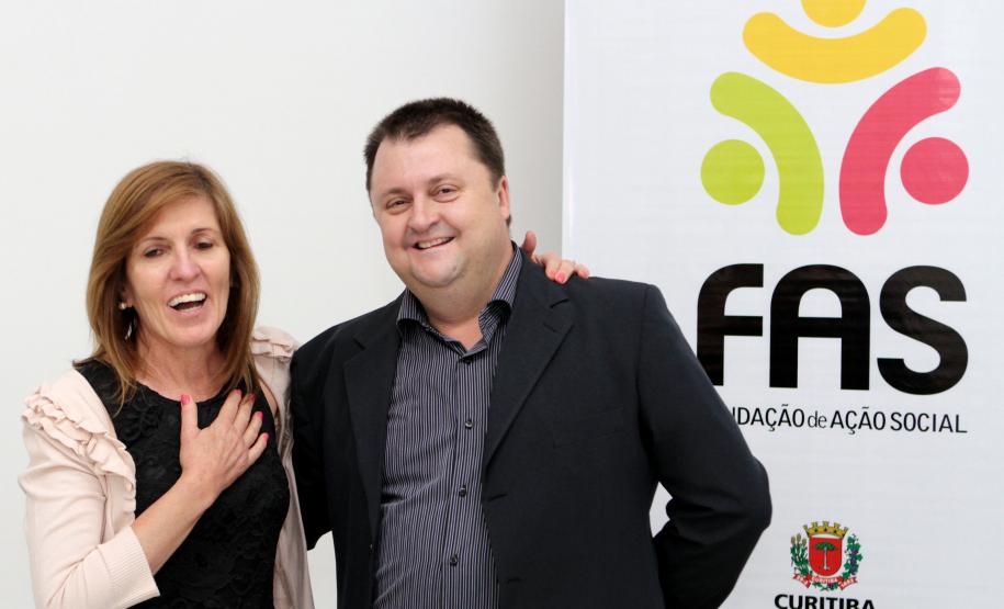 Secretária da Família e Desenvolvimento Social Fernanda Richa, participa com a presidente da FAS Marry Ducci da posse  do presidente do Cogemas o Sr José Roberto Zanchi.Foto:Rogério Machado/SEDS