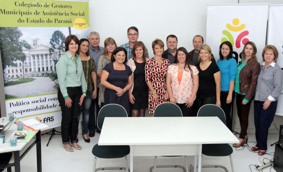Secretária da Família e Desenvolvimento Social Fernanda Richa, participa com a presidente da FAS Marry Ducci da posse  do presidente do Cogemas o Sr José Roberto Zanchi.Foto:Rogério Machado/SEDS