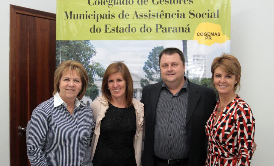 Secretária da Família e Desenvolvimento Social Fernanda Richa, participa com a presidente da FAS Marry Ducci da posse  do presidente do Cogemas o Sr José Roberto Zanchi.Foto:Rogério Machado/SEDS