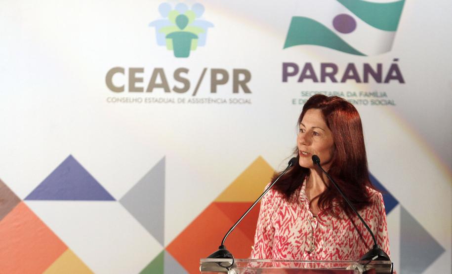 Secretária estadual da Família e Desenvolvimento Social, Fernanda Richa, partcipa da X Conferência Estadual de Assistência SocialFoto:Rogério Machado/SEDS