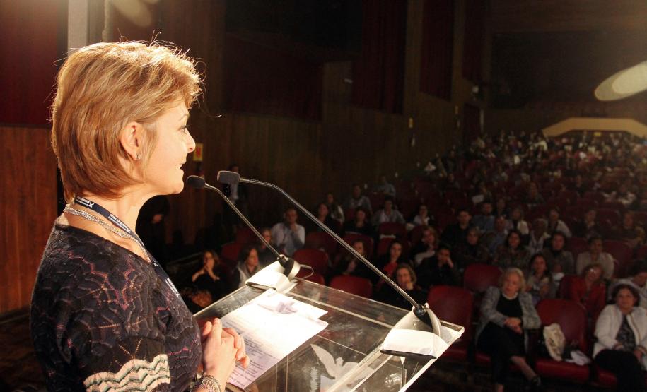 Secretária estadual da Família e Desenvolvimento Social, Fernanda Richa, partcipa da X Conferência Estadual de Assistência SocialFoto:Rogério Machado/SEDS