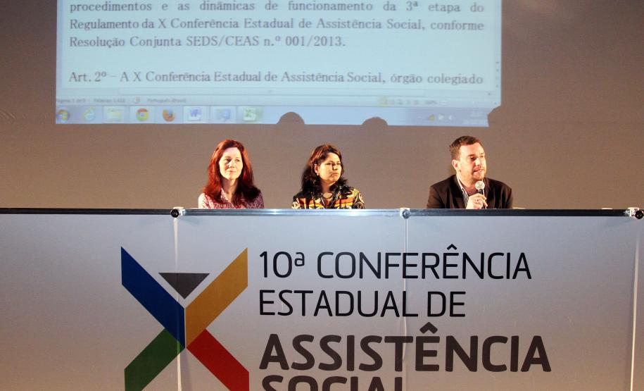 Secretária estadual da Família e Desenvolvimento Social, Fernanda Richa, partcipa da X Conferência Estadual de Assistência SocialFoto:Rogério Machado/SEDS