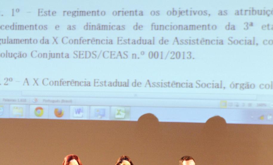 Secretária estadual da Família e Desenvolvimento Social, Fernanda Richa, partcipa da X Conferência Estadual de Assistência SocialFoto:Rogério Machado/SEDS