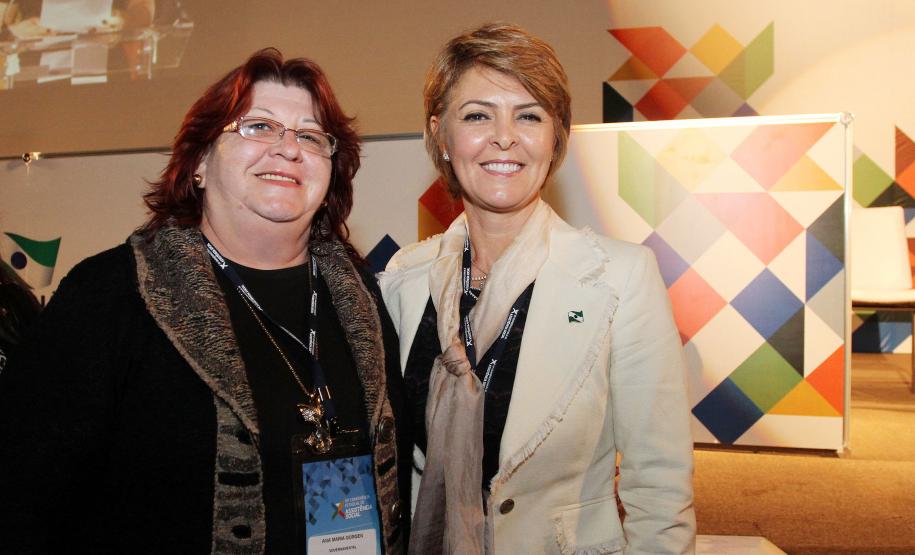 Secretária estadual da Família e Desenvolvimento Social, Fernanda Richa, partcipa da X Conferência Estadual de Assistência SocialFoto:Rogério Machado/SEDS