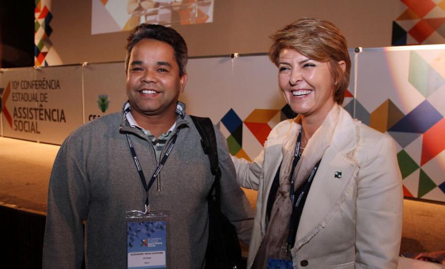 Secretária estadual da Família e Desenvolvimento Social, Fernanda Richa, partcipa da X Conferência Estadual de Assistência SocialFoto:Rogério Machado/SEDS