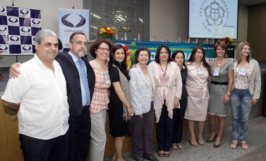 Secretária da Família e Desenvolvimento Social Fernanda Richa, participa do Encontro Regional Descentralizado do Congemas Região Sul em Porto Alegre.Foto:Rogério Machado/SEDS