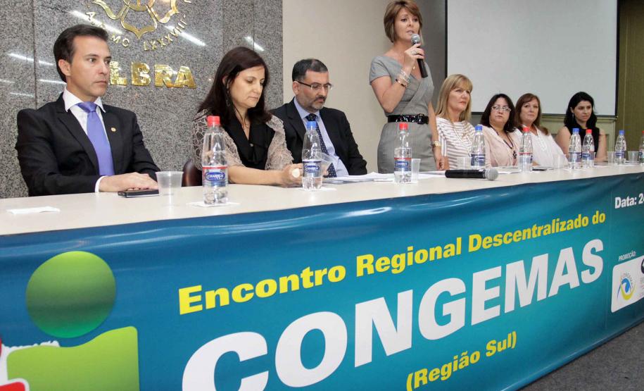 Secretária da Família e Desenvolvimento Social Fernanda Richa, participa do Encontro Regional Descentralizado do Congemas Região Sul em Porto Alegre.Foto:Rogério Machado/SEDS