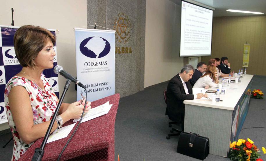Secretária da Família e Desenvolvimento Social Fernanda Richa, participa do Encontro Regional Descentralizado do Congemas Região Sul em Porto Alegre.Foto:Rogério Machado/SEDS