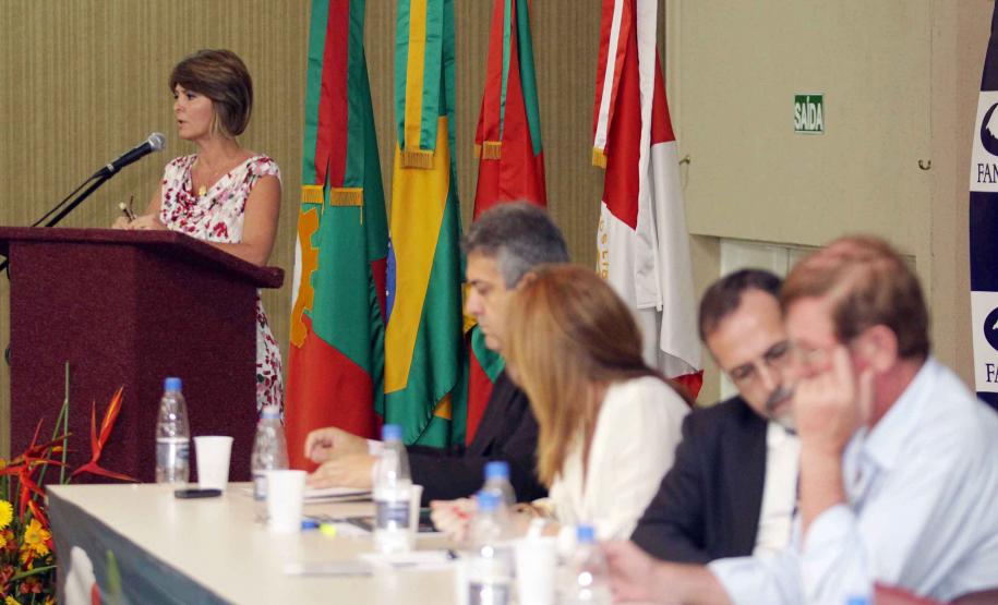 Secretária da Família e Desenvolvimento Social Fernanda Richa, participa do Encontro Regional Descentralizado do Congemas Região Sul em Porto Alegre.Foto:Rogério Machado/SEDS