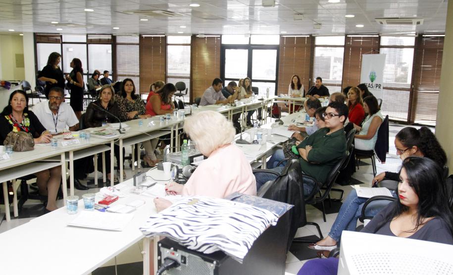 Reunião ordinária do CEAS/PR mês de Maio Foto: Rogério Machado/SEDS