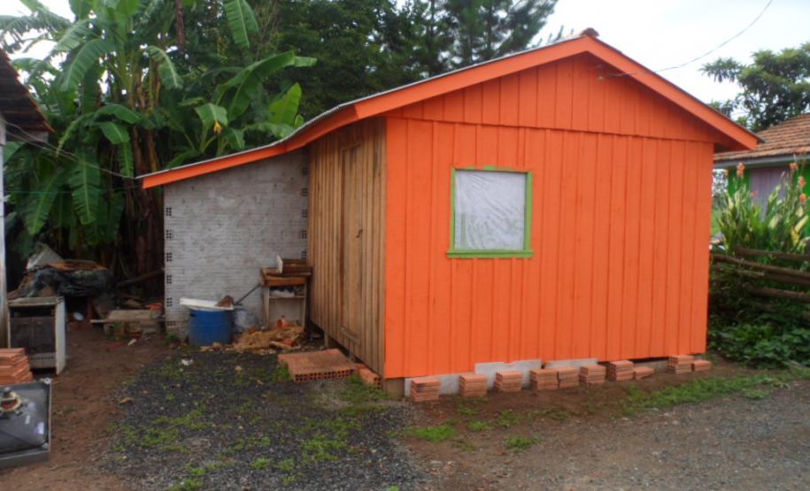 Parte dos recursos foi usada na reconstrução de casas das famílias atingidas pelas enchentes Foto: ER Irati